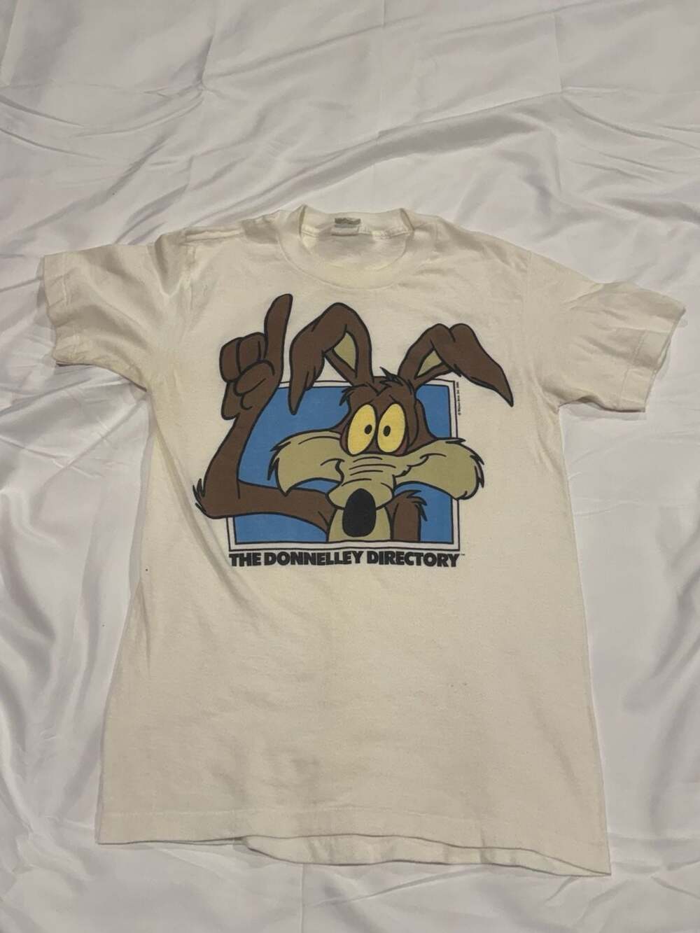 Vintage 1986 Ched Wile E Coyote Warner bros Vintage T-Shirt 80’s